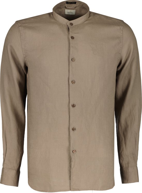 Dstrezzed Overhemd - Slim Fit - Taupe - 3XL Grote Maten
