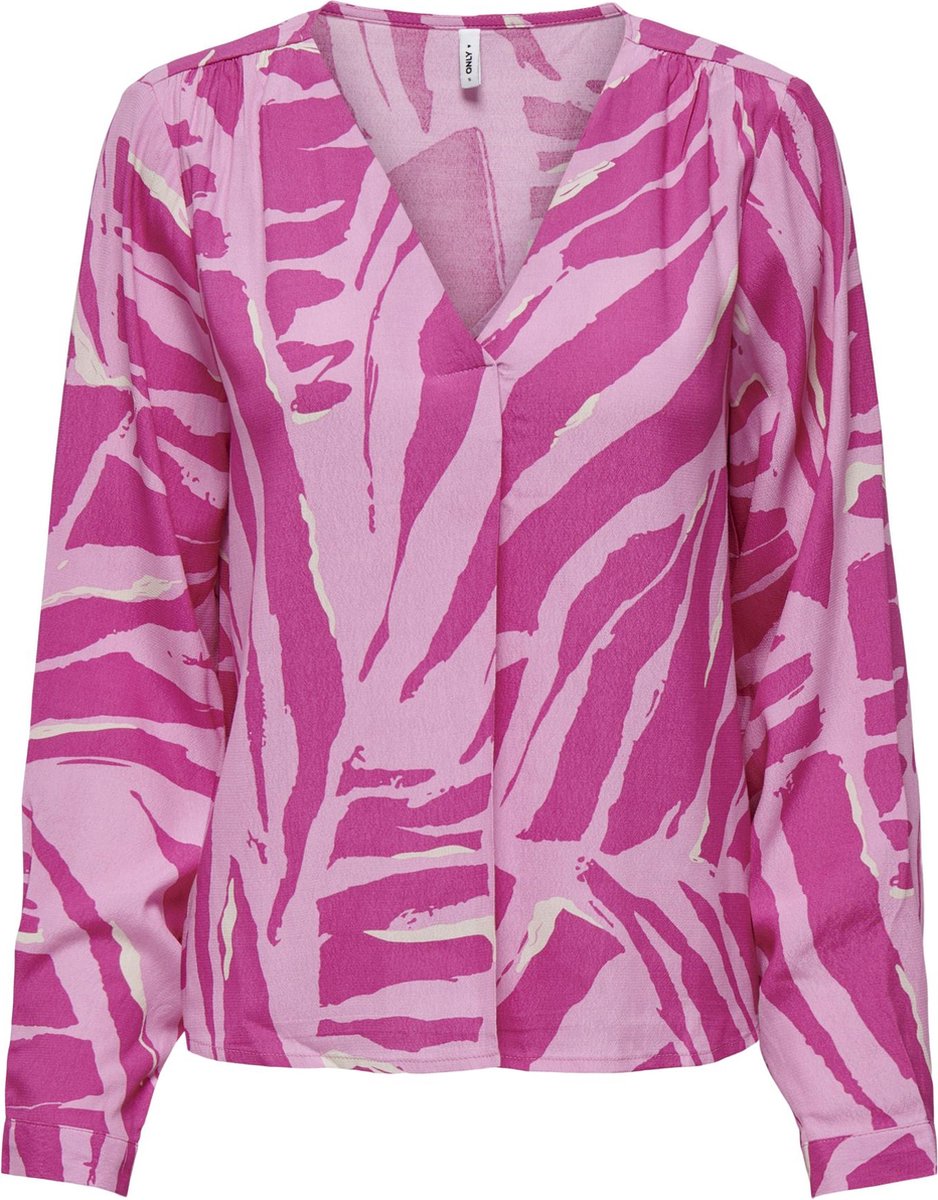 ONLY ONLGIN L/S V-NECK TOP PTM Dames Top - Maat S