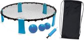 Roundnet - Set - Speelnet - 3 Ballen - Pomp - Opbergtas - Roundball - Smashball - Spel Voor Buiten - Strandspel