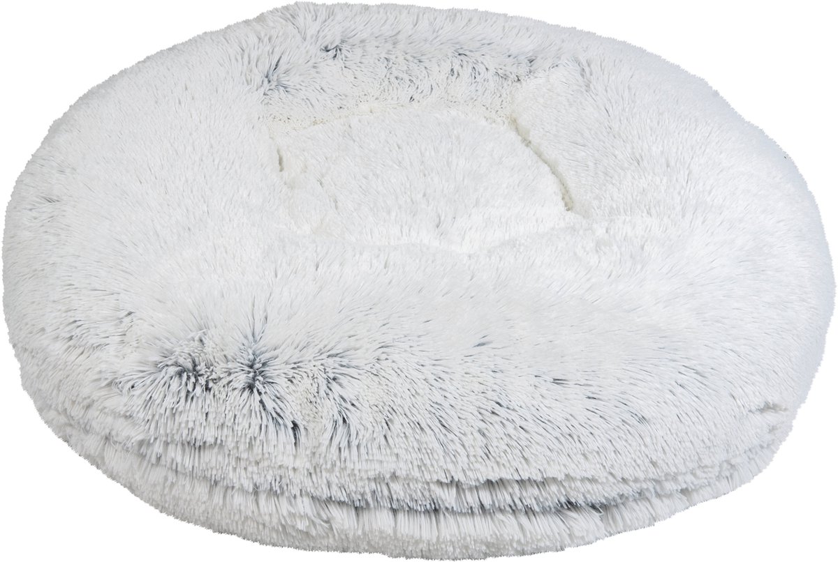 Animal Boulevard Ab10804 - Manden En Kussens - Hond - Ab Soft Bed Long Plush Grijs-m Ø76cm - Maat: M