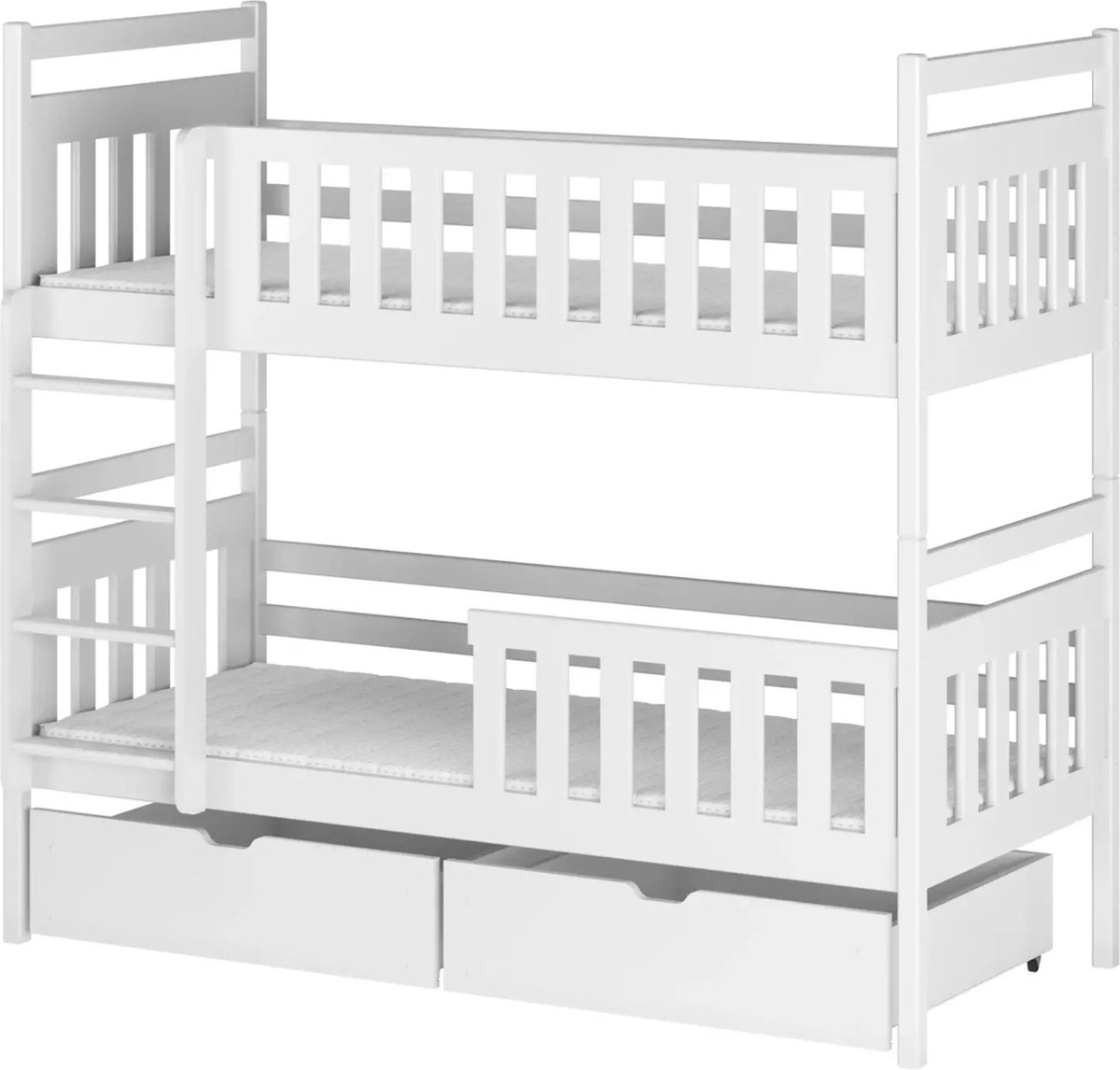 Viking Choice MONIKA - Stapelbed - 80x180 cm - te splitsen tot 2 bedden - wit