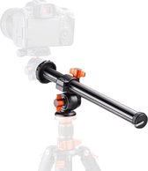 K&F Concept - Externe Multi-Angle Extension Arm - Flexibele Camera Verlenging met 360-graden Rotatie - Robuuste Arm voor Fotografie en Videografie