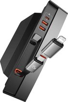 Hub de console centrale Baseus T-Space pour Tesla modèle 3 (après 2021) - avec câble USB/Lightning 45W intégré - 1x USB C 20W et 2x USB A 12W