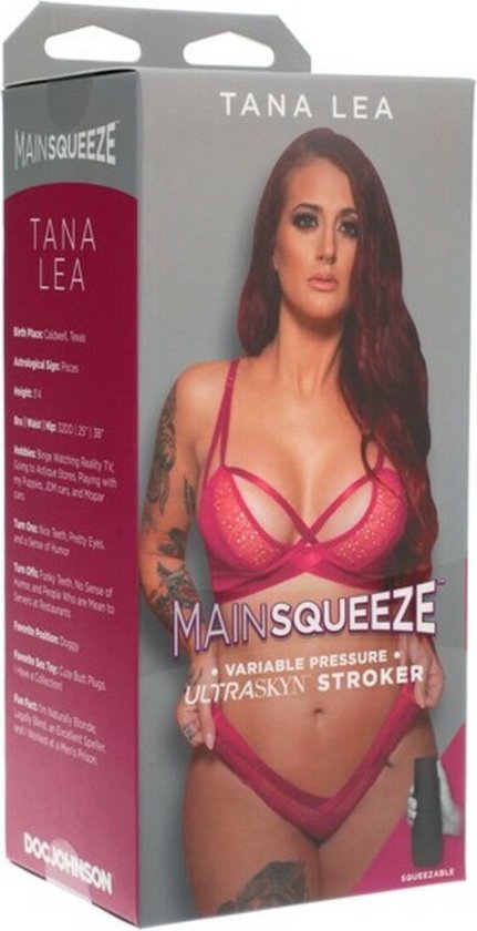 Main Squeeze Tana Lea - Ultraskyn Masturbator - Pussy - Vanilla