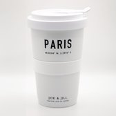 Tasse à café Joe&Jill Premium - Tasse à café To Go - ' Paris' - 330ml - Porcelaine