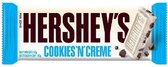 Hershey's Cookies 'n' creme - Amerikaanse chocolade reep - Internationale chocolade reep
