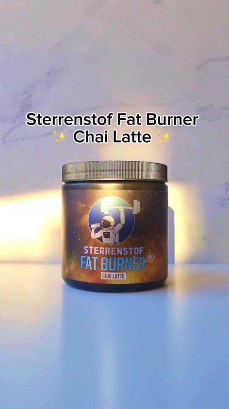 Sterrenstof Fat Burner Chai Latte - 50 doseringen - Afvallen - Hot drink - Gratis Maatschepje