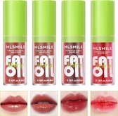 Plumping Lip Oil, Make-up Lipgloss Crystal Jelly Lip Care Oil Lang hydraterende lipgloss Getinte lipolie Niet-plakkerige afwerking, hoogglans, 12 uur hydraterende vloeibare lippenstiften