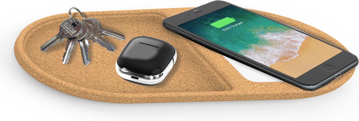 Blaupunkt Wireless Charger / Organiser - Draadloze oplader - Bruin