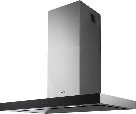CENDO KR5690EPDZ-V2 - Wand Afzuigkap - 90 cm - Randafzuiging - Zwart Afgewerkt - 650 m³/h - A++ - Fluisterstil