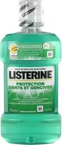 Listerine Bain de Bain de bouche Protection Dents et Gencives Menthe Fraîche 250 ml