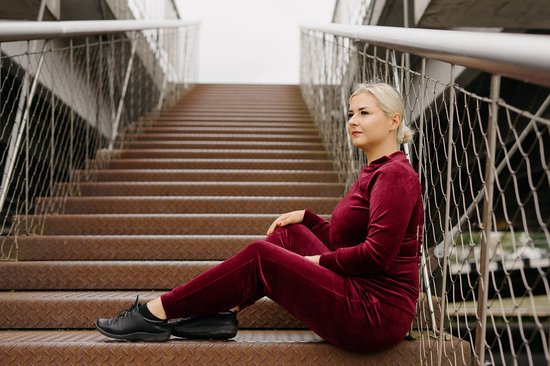 Survêtement pour femmes de haute qualité / Costume de maison / Costume de jogging | Survêtement | Fitness / Vêtements de Sports / Bordeaux S