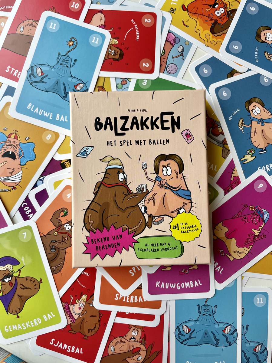 Balzakken - Hilarisch Partyspel - Brutaal Kaartspel - Cadeau voor Studenten & Vrienden & Familie - Inclusief aandacht voor Zaadbalkanker — afbeelding 5
