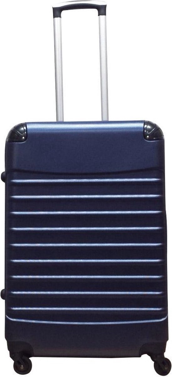 Koffer Vierkant Travelerz ABS - Blauw XS