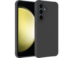 Hoesje - Geschikt voor Samsung Galaxy S23 FE - Sterk & Shockproof - Hoes Cover - Siliconen Case - Telefoonhoesjes - Zwart