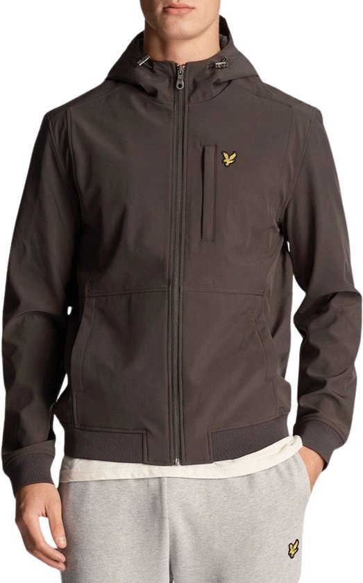 Hooded Softshell Jas Mannen - Maat S