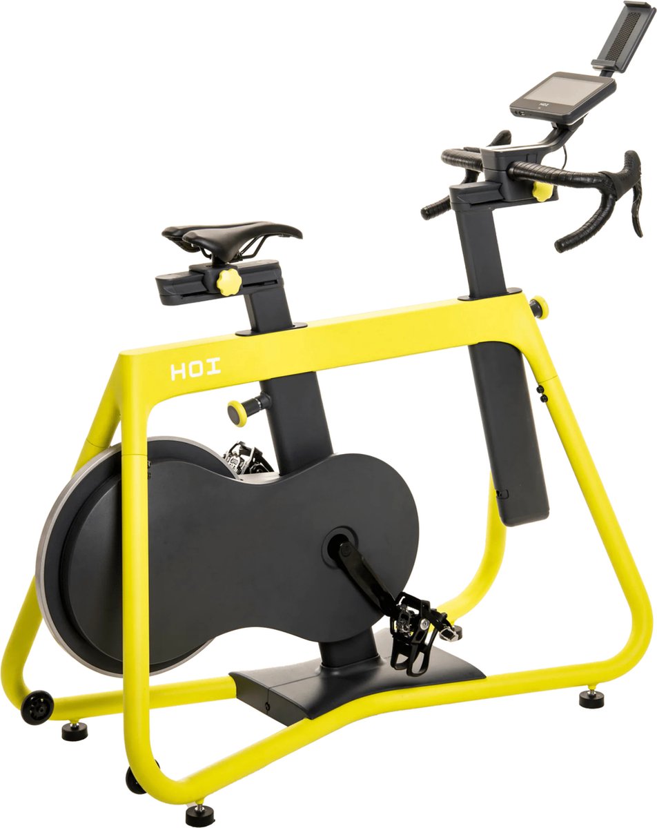 Kettler HOI FRAME+ racefiets shock - Indoorbike - 7inch touchscreen - Bluetooth - Volledige connectiviteit - Realistische rijervaring - Maximaal vermogen 1000 watt