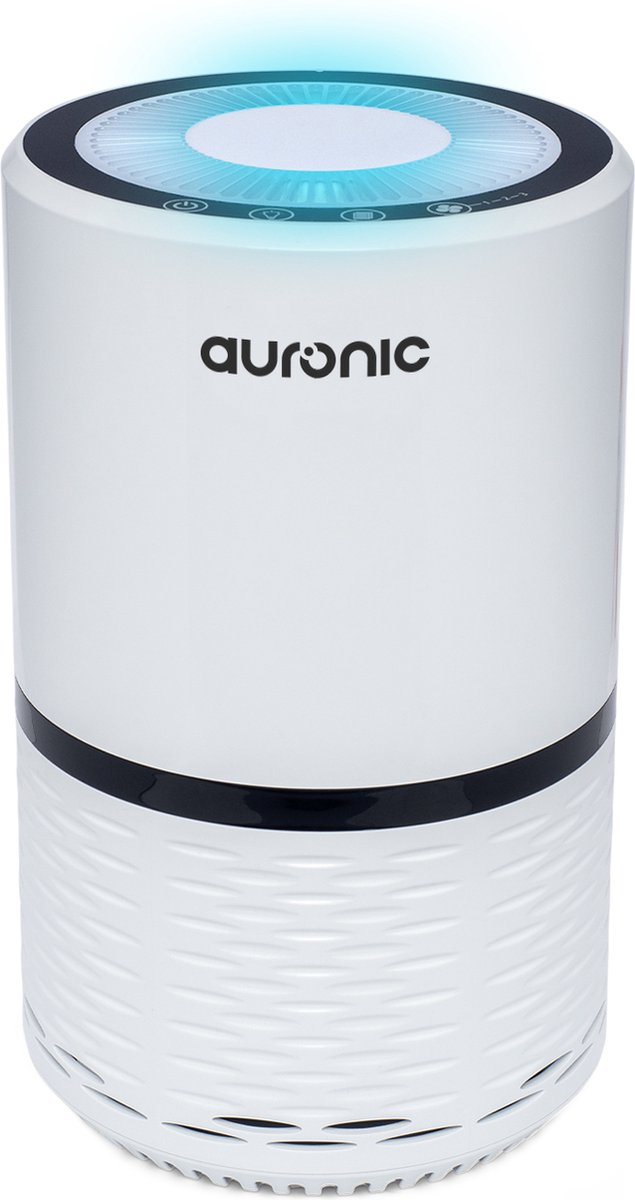 Auronic Luchtreiniger - Air Purifier met HEPA Filter - Verwijdert 99,97% - 25W - 3 Standen - Wit