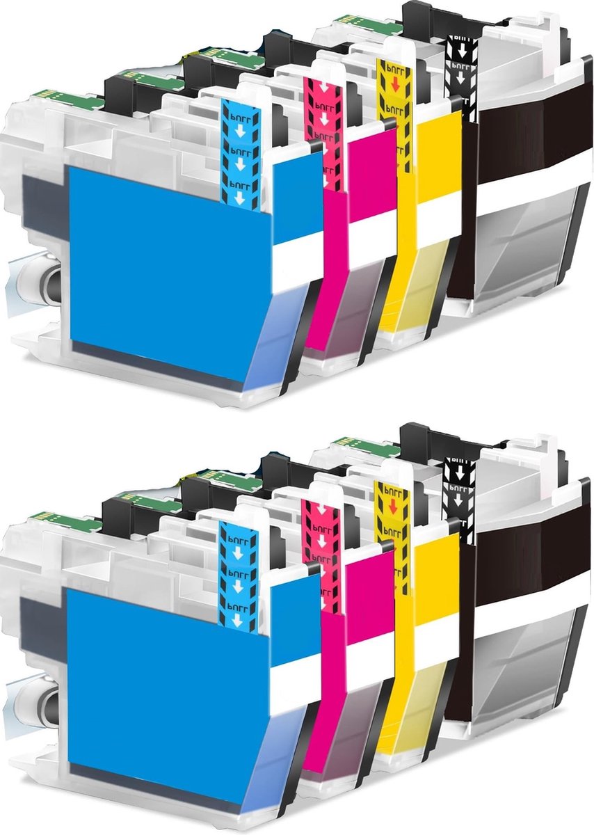 Huismerk geschikt voor Brother LC-3219 XL Inktpatronen (8X) - J5330DW - J5730DW - J6530DW - J6930DW