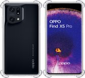 Hoesje geschikt voor OPPO Find X5 Pro – Extreme Shock Case – Cover Transparant