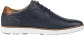 Bullboxer - Lace-Up - Male - Navy - Cognac - 45 - Veterschoenen