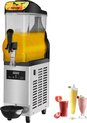 Commerciële Slushy Machine 12L Single Bowl 25 Cup Margarita Maker 500W RVS Margarita Smoothie Frozen Drink Maker Slushie Machine voor Party Cafe Restaurants Bars Etc.