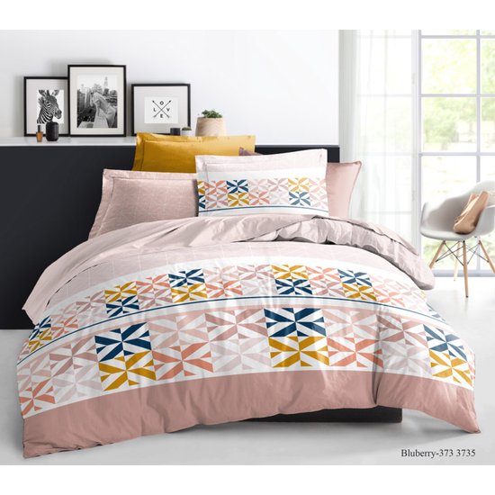 Univers Décor - COMPLEET PAKKET SURINAME DEKBEDOVERTREK VOOR BED 160 X 200 Cm 100 Katoen 57 Thread Count