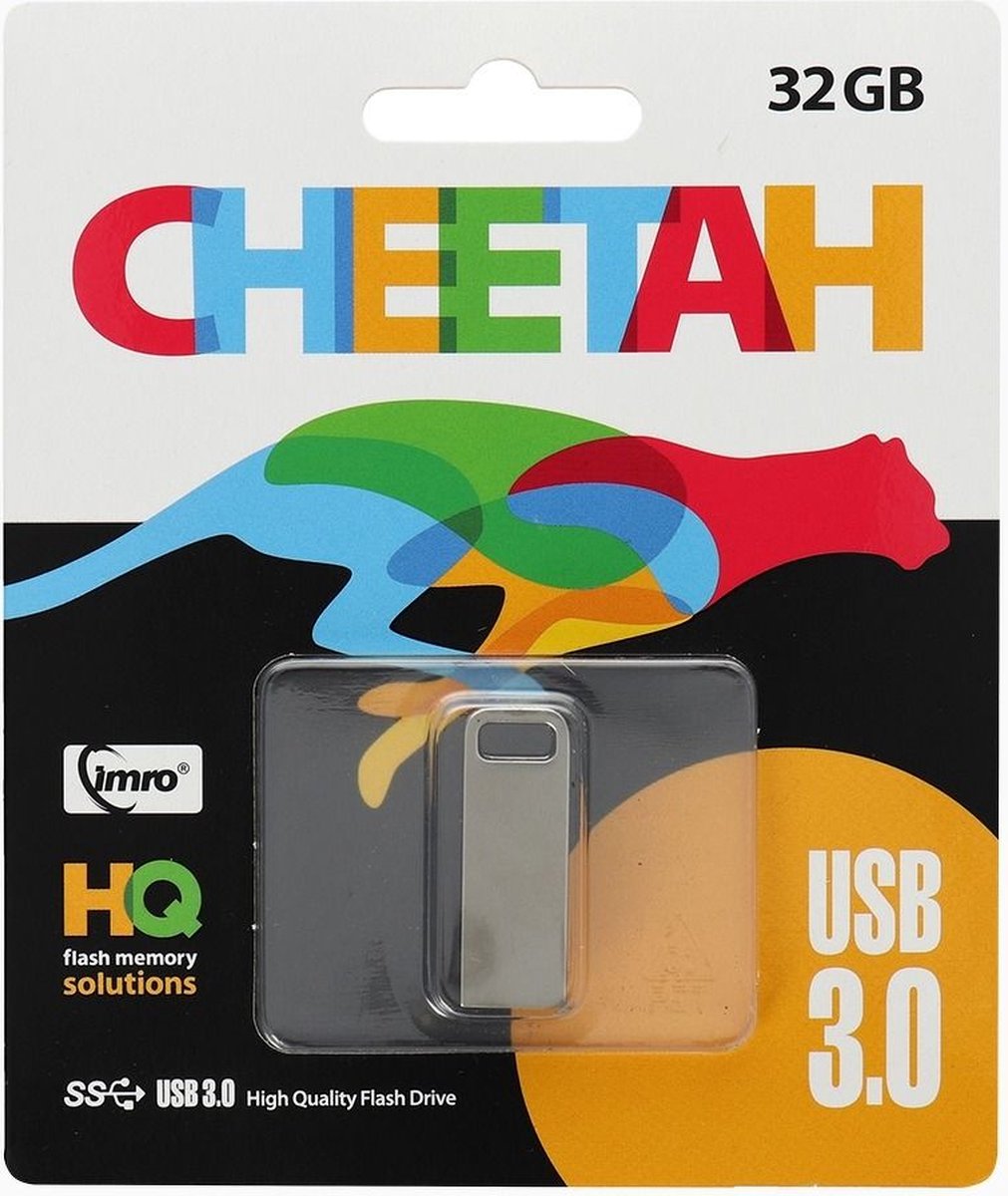 Imro - Usb stick - Geheugenkaart - Usb 3.0 - High Speed - 32 GB - Grijs