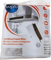 Wpro Set Afzuigkap- en Koolstoffilters 60cm (450 g/mA²)
