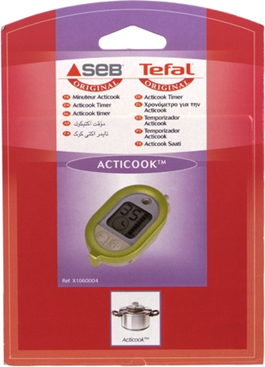 Timer SEB X1060004 Snelkookpan Metaal