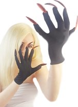 BamBella® - carnaval verkleed klauwen handschoenen met lange Rode nagels - Cosplay rollenspel verkleden feest Halloween