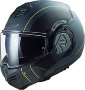 LS2 Helm Advant Cooper FF906 mat titanium / zwart maat XL