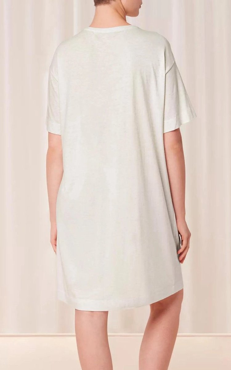 e.Femme® Damesnachthemd 807 van 50% katoen en 50% modal, groen, 46 e.Femme® Damesnachthemd 807 van 50% katoen en 50% modal, groen, 46