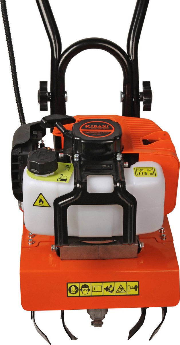 Kibani Mini Grondfrees Benzine - 52cc - 30CM breedte - 2.0PK - Tuinfrees - Tuinfrees Benzine - Bodemfrees - Tuinploeg - Grondfreesmachine van Kibani — afbeelding 5