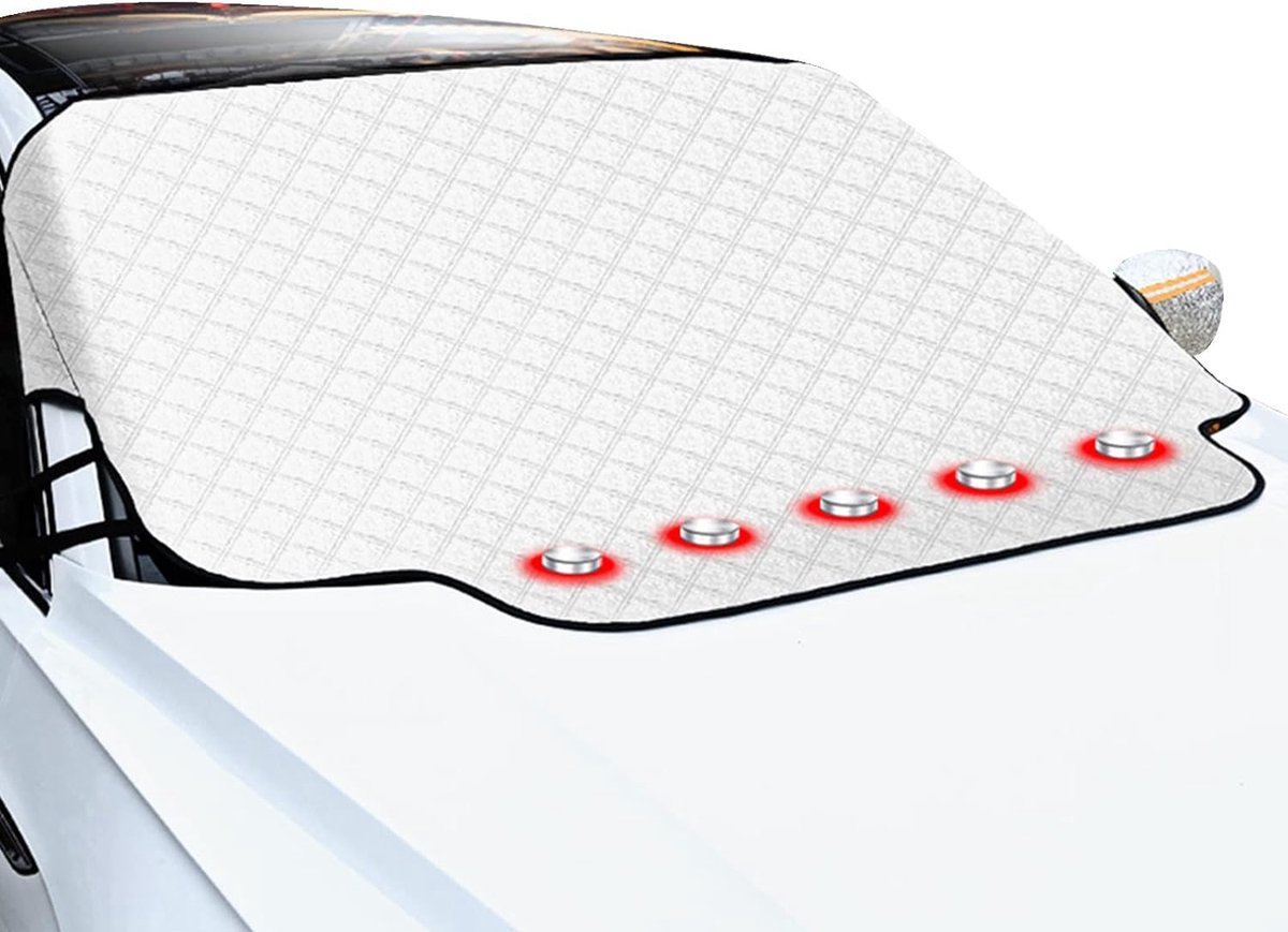 Voorruitafdekking Voorruitautohoes Winter Magnetische vorstafdekking Sneeuwbescherming Zonbescherming IJsbescherming Voorruitafdekking voor auto/SUVS