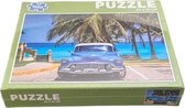 Grafix - Puzzel - Volwassenen - Oude auto - Kinderen - 1000 stukken - Puzzel 1000 stukjes volwassenen - Legpuzzel