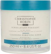Christophe Robin Cleansing Purifying Scrub With Sea Salt 250ml - Normale shampoo vrouwen - Voor Alle haartypes