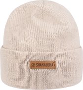 Shakaloha Gebreide Wollen Muts Heren & Dames Beanie Hat van merino wol zonder voering - Buck Beanie Mrn Brick Unisex - One Size Wintermuts