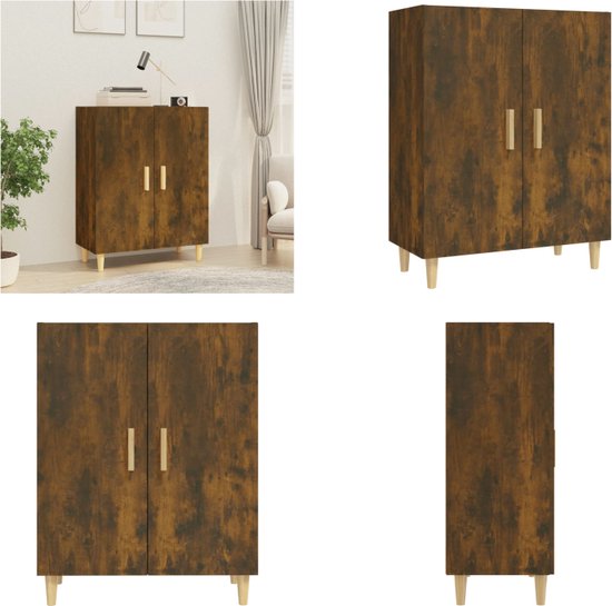 vidaXL Dressoir 60x35x70 cm bewerkt hout wit, kast, opbergkast, bijzetkast, wandkast, houten kast, opslagkast, kasten, wandkasten, opbergkasten
