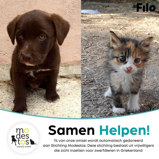 Filo Wasbare Autostoel Hond met Gordel - Hondenmand Auto - Voor in de Auto en Achterbank -Automand Honden - Hondenstoel - Hondenmand