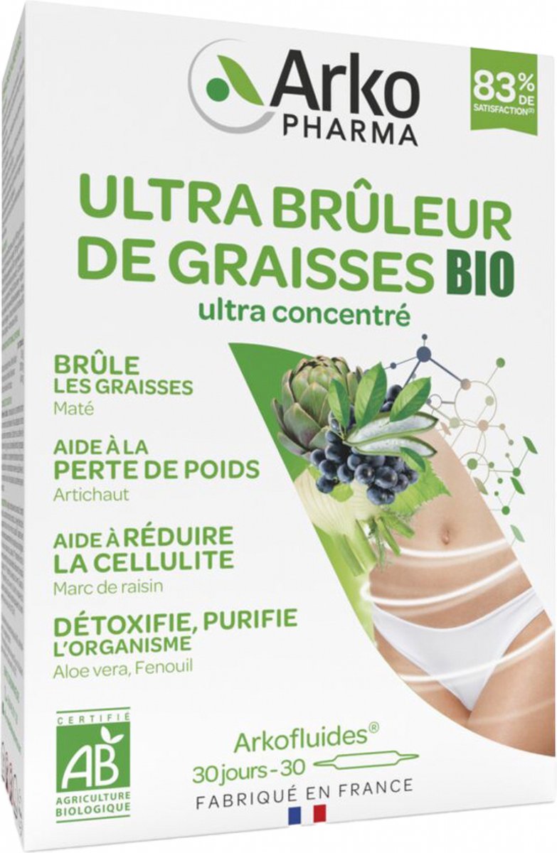 Goedkoopste Arkopharma Arkofluides Ultra Brûleur de Graisses Bio 30 Ampullen