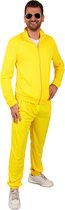 PartyXplosion - Costume années 80 & 90 - Costume de Play Funny Sunny Day - Homme - Jaune - Taille 56 - Déguisements - Déguisements