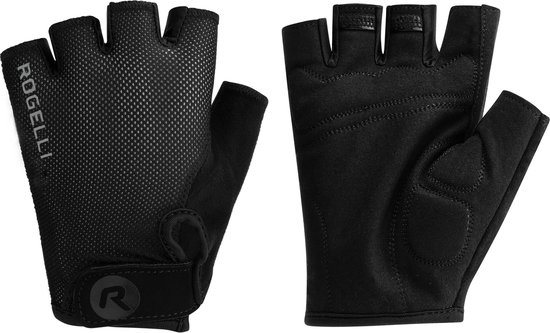 Rogelli Core Fietshandschoenen Dames - Zomer Wielrenhandschoenen - Korte Vinger - Zwart - Maat M van Merkloos — afbeelding 5