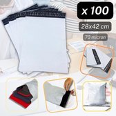 100pcs Coex Bags ** 28cm x 42cm ** Poly Mailer Bag - 70 ma d'épaisseur - Non imprimé