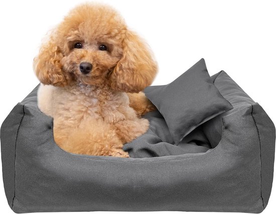Hondenhuisje Supersoft Fluffy Deluxe Grijs