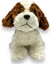 Huggables - Knuffel Hond - Puppy - Crème - 25 cm