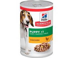 Hill's Science Plan Puppy Natvoer met Kip 12x370g