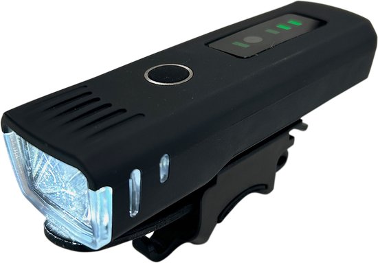 Foto: Universeel voorlicht e step voorlamp e bike oplaadbaar usb stroom 4 lichtstanden 