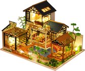 Premium Miniatuur bouwpakket XXL - Bouwpakket - Voor Volwassenen (14+) - Modelbouwpakket - DIY - Poppenhuis – incl. Led Licht, Muziek en Bescherming - Planty Paradise