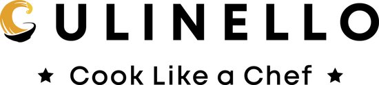 Logo van Culinello met de tekst "Cook Like a Chef".